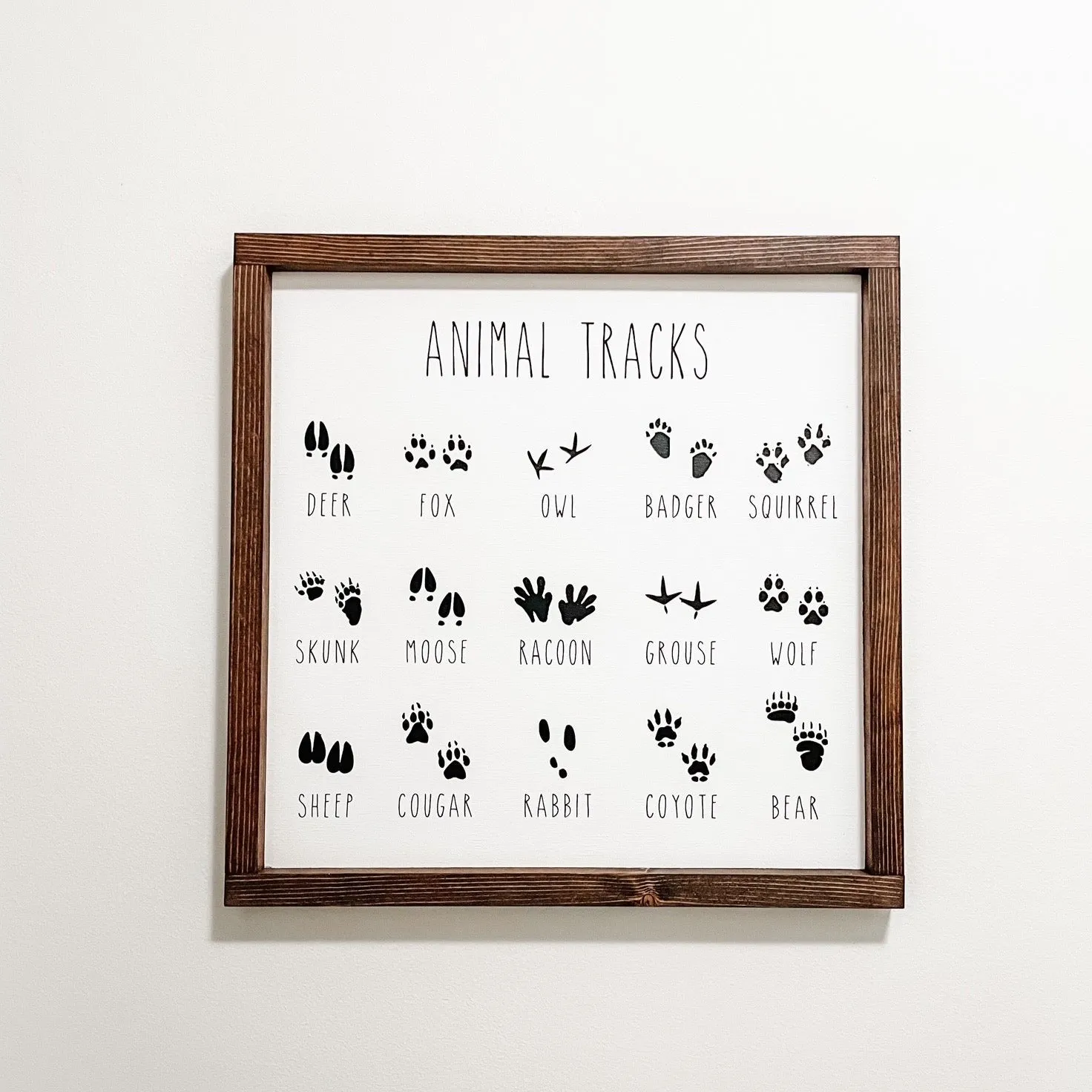 Animal Print Framed