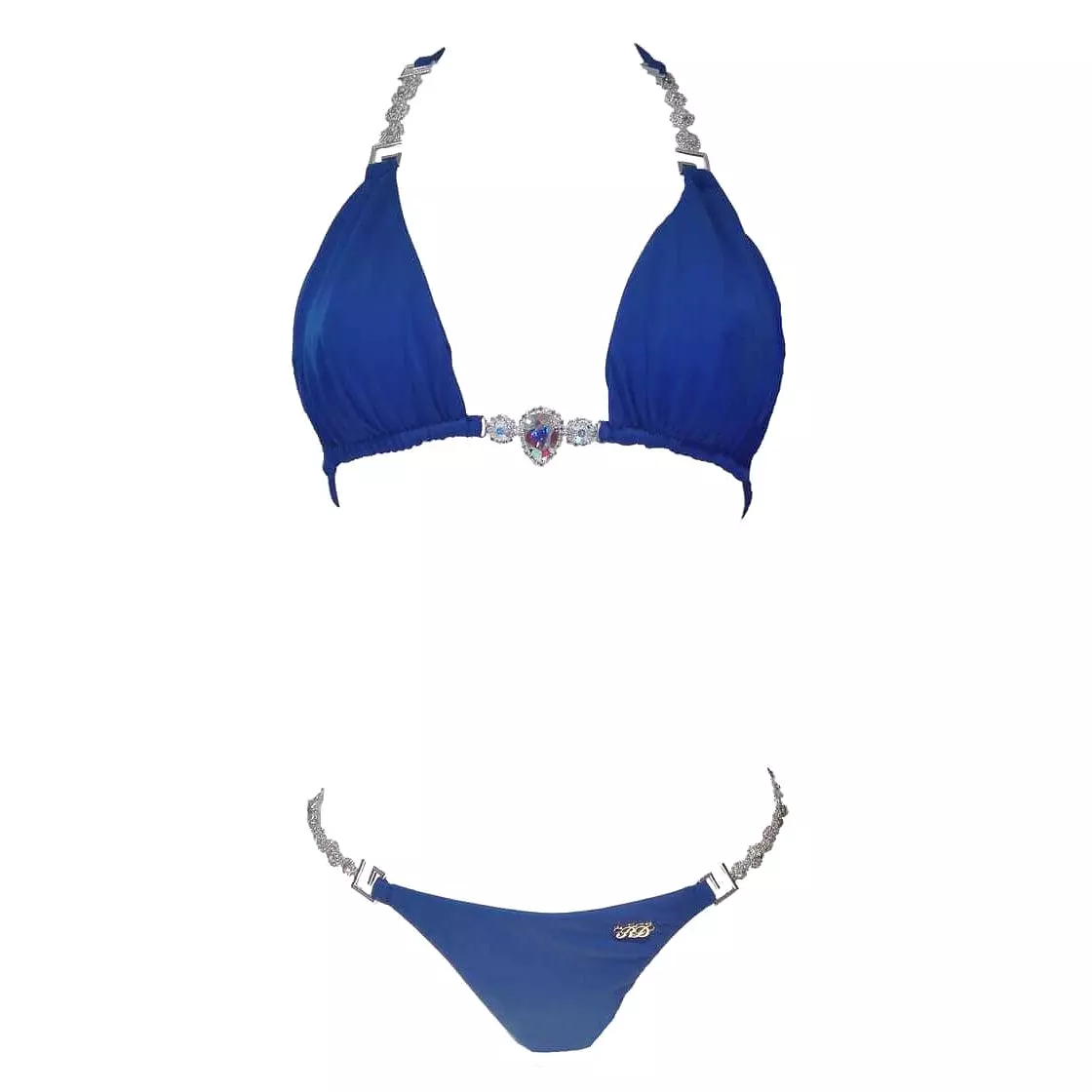 Belle Triangle Top & Skimpy Bottom - Blue