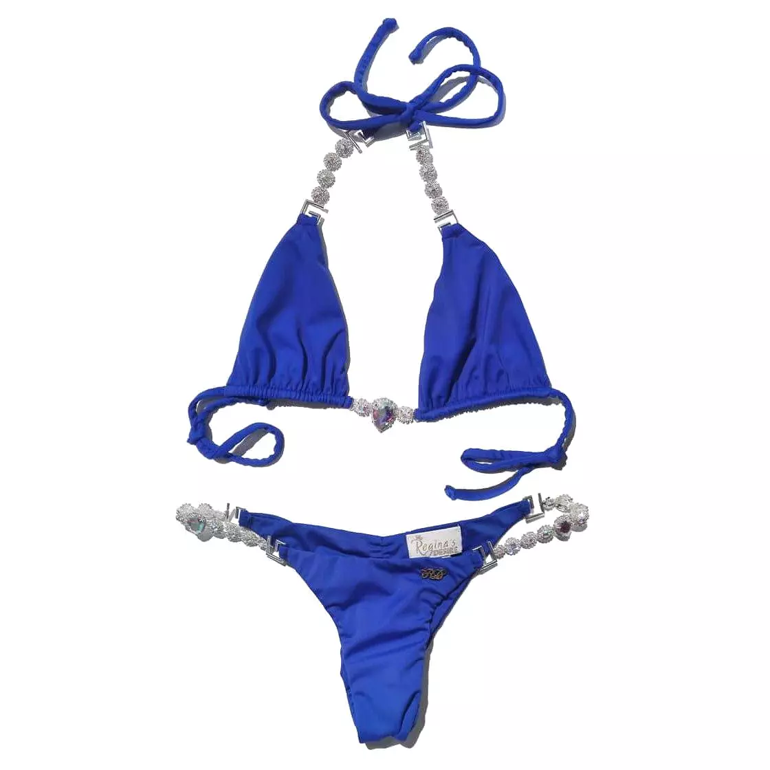 Belle Triangle Top & Skimpy Bottom - Blue