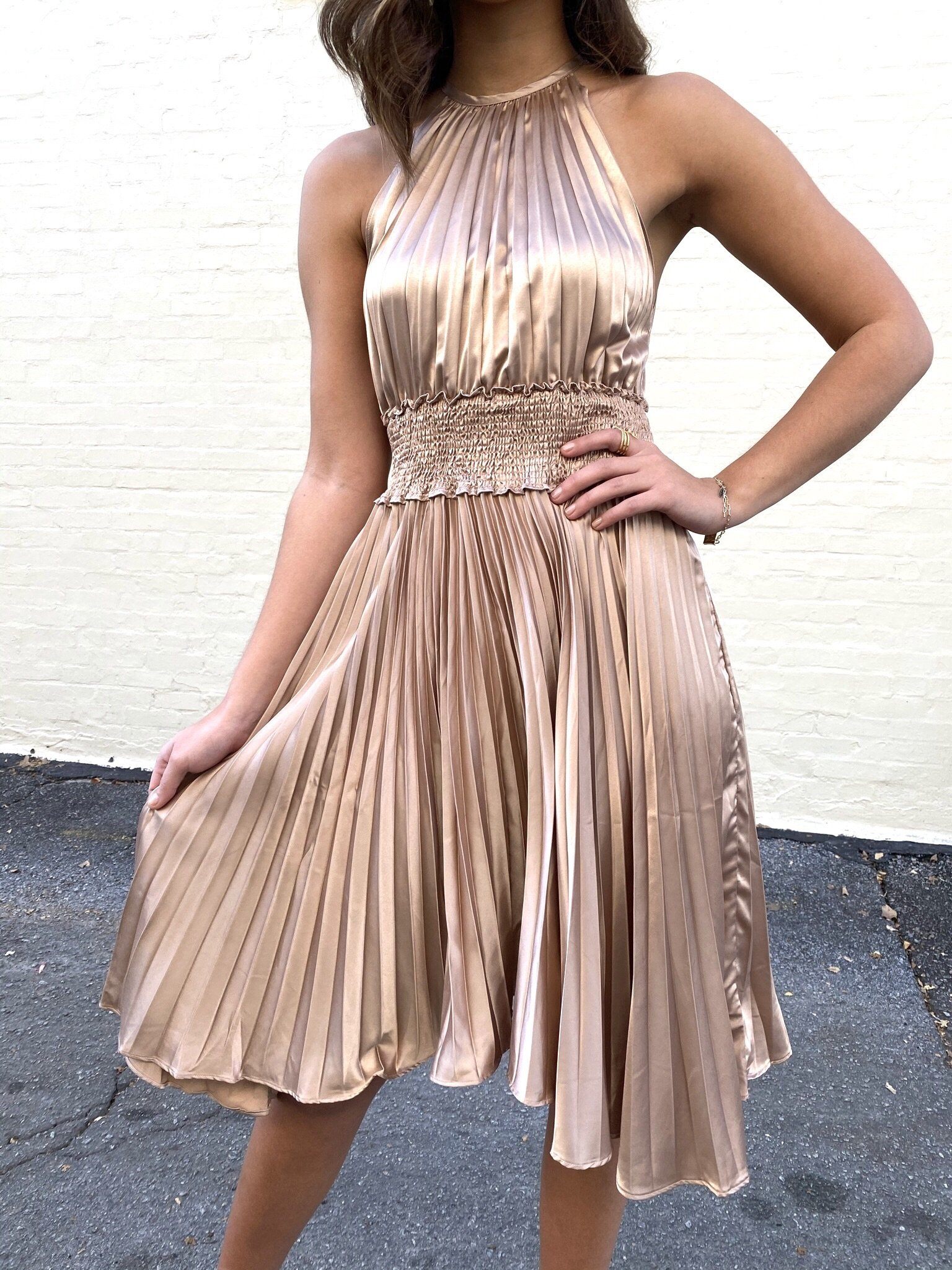 Bronzed Babe Dress