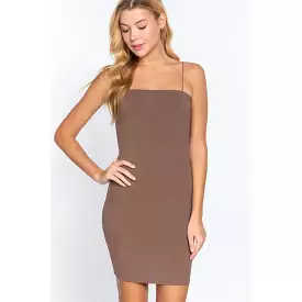 Cami Heavy Rib Mini Dress