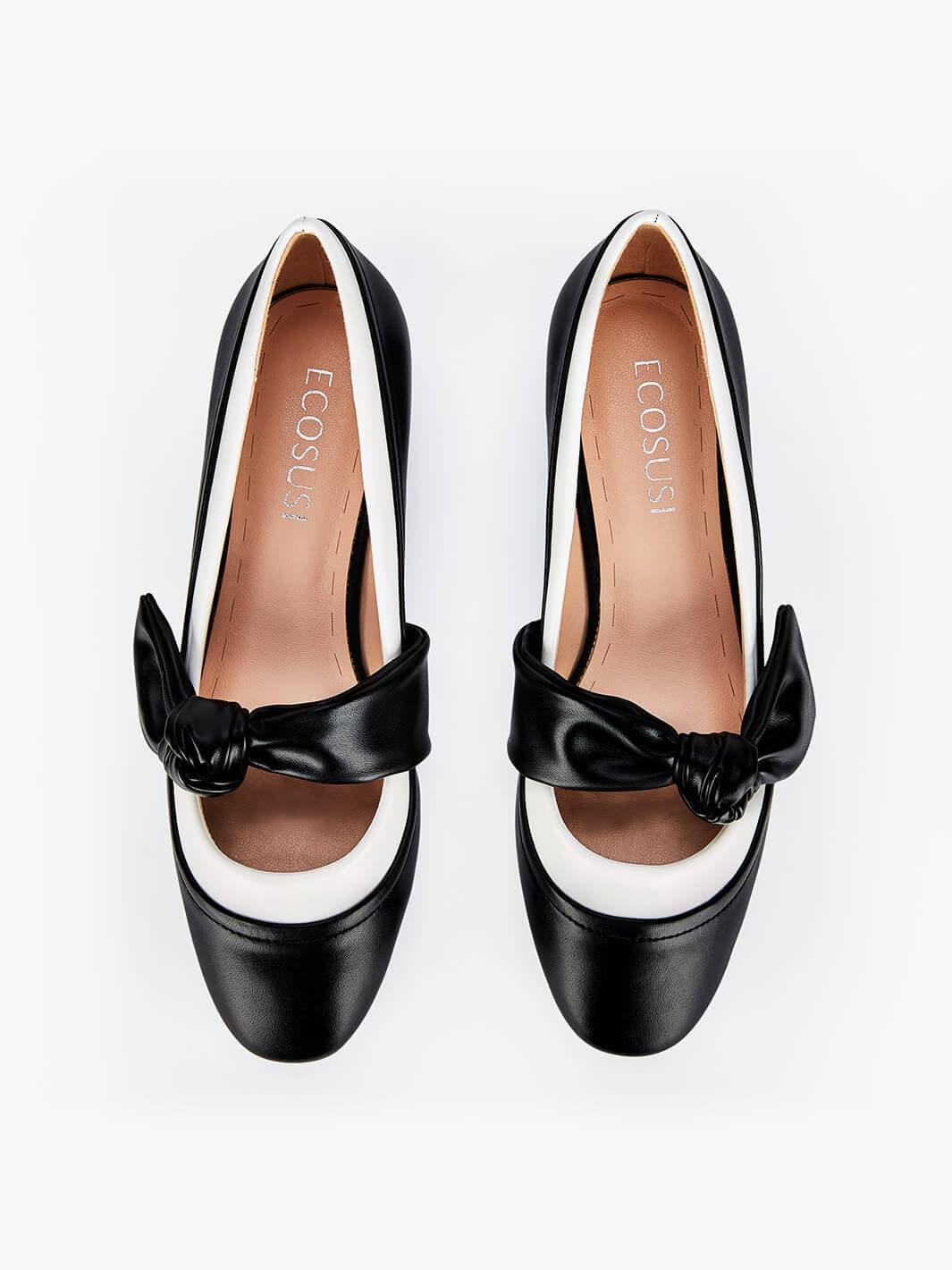 Cara retro bow shoes