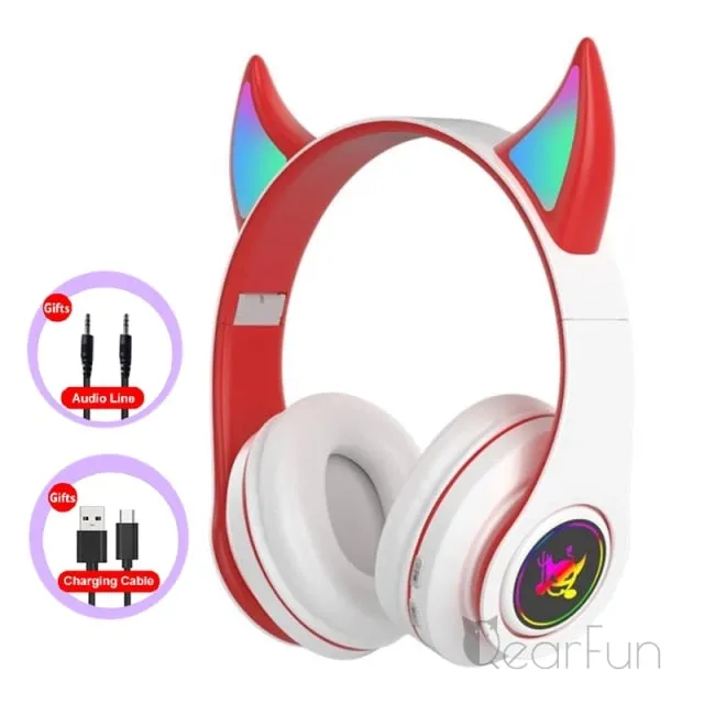 Devil Bluetooth Headphone with Mic for Kids