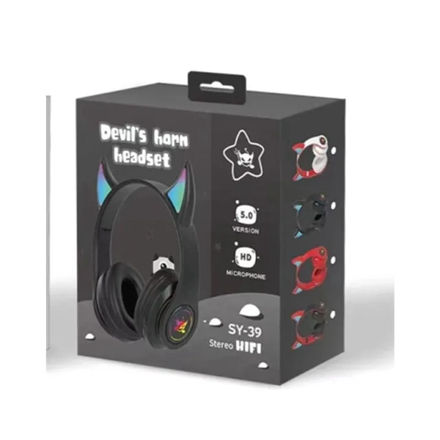 Devil Bluetooth Headphone with Mic for Kids