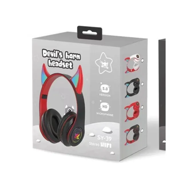 Devil Bluetooth Headphone with Mic for Kids