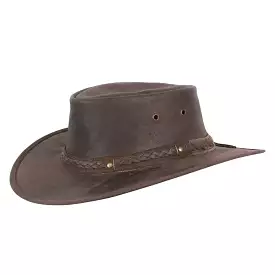 Kangaroo Crossing Leather Hat