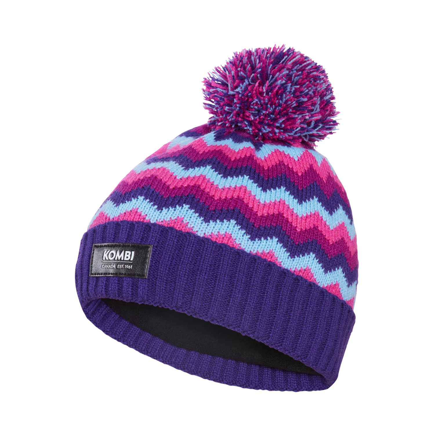 Kombi Violet Indigo Zig Zag Junior Hat