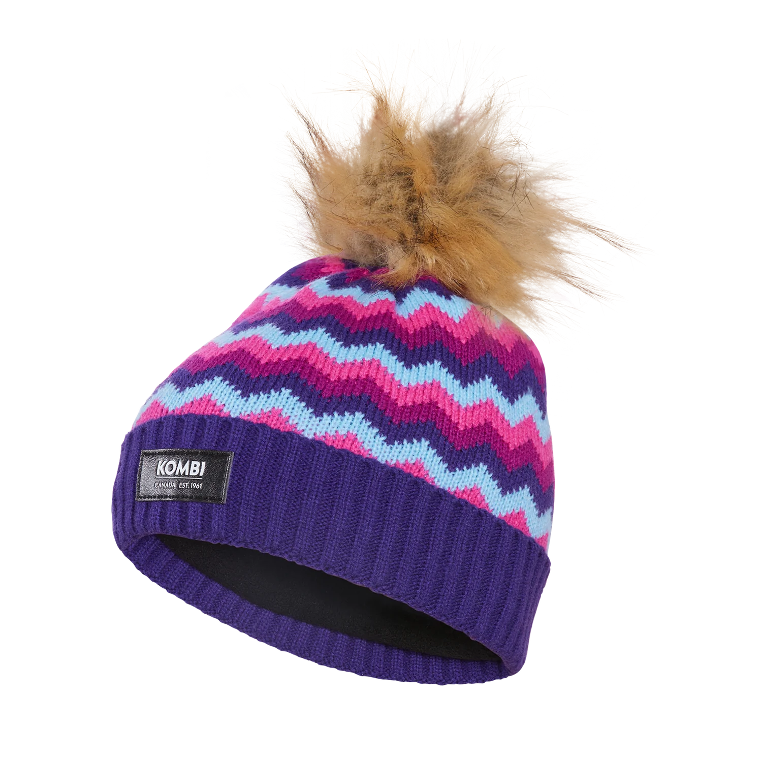 Kombi Violet Indigo Zig Zag Junior Hat