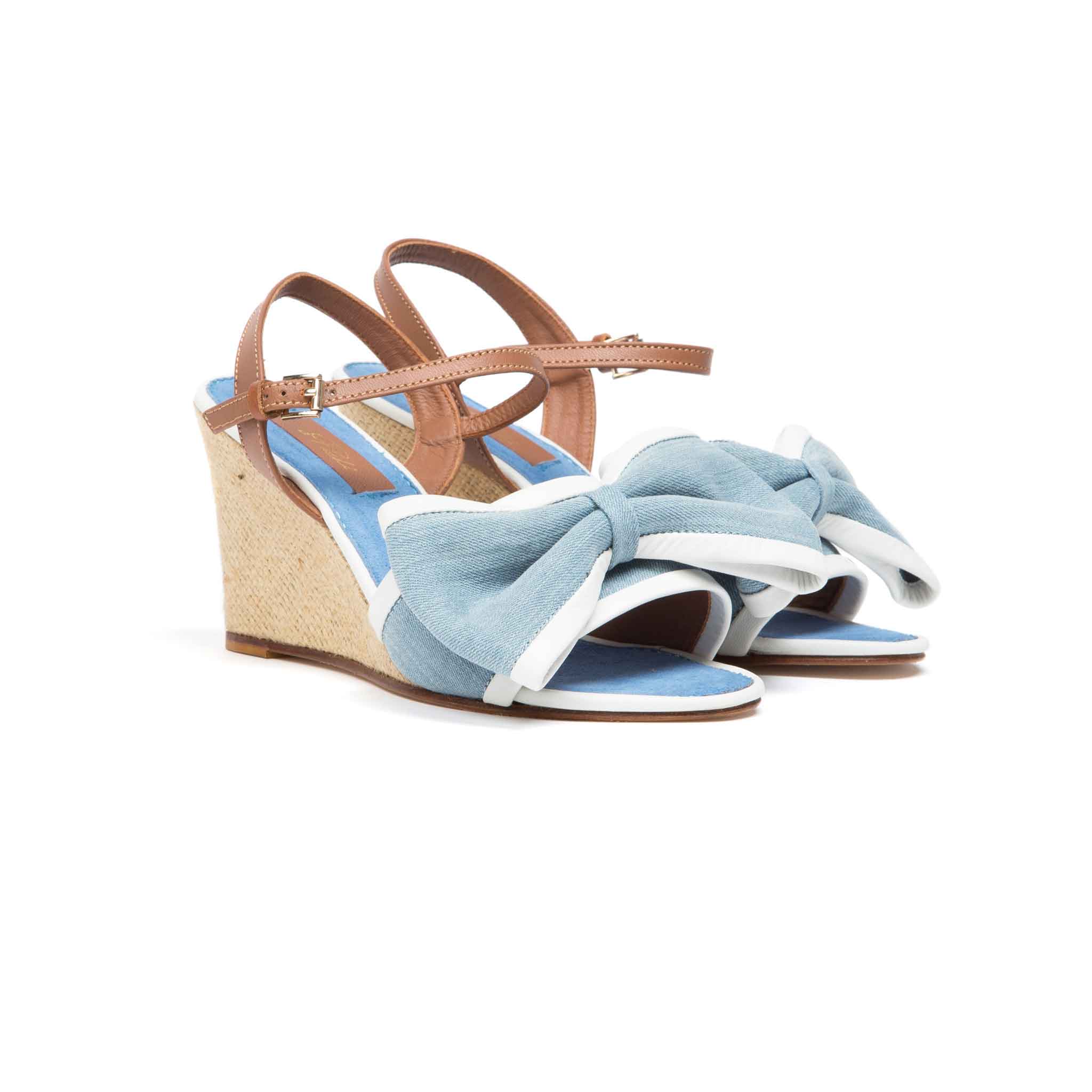 LILY WEDGE | Denim