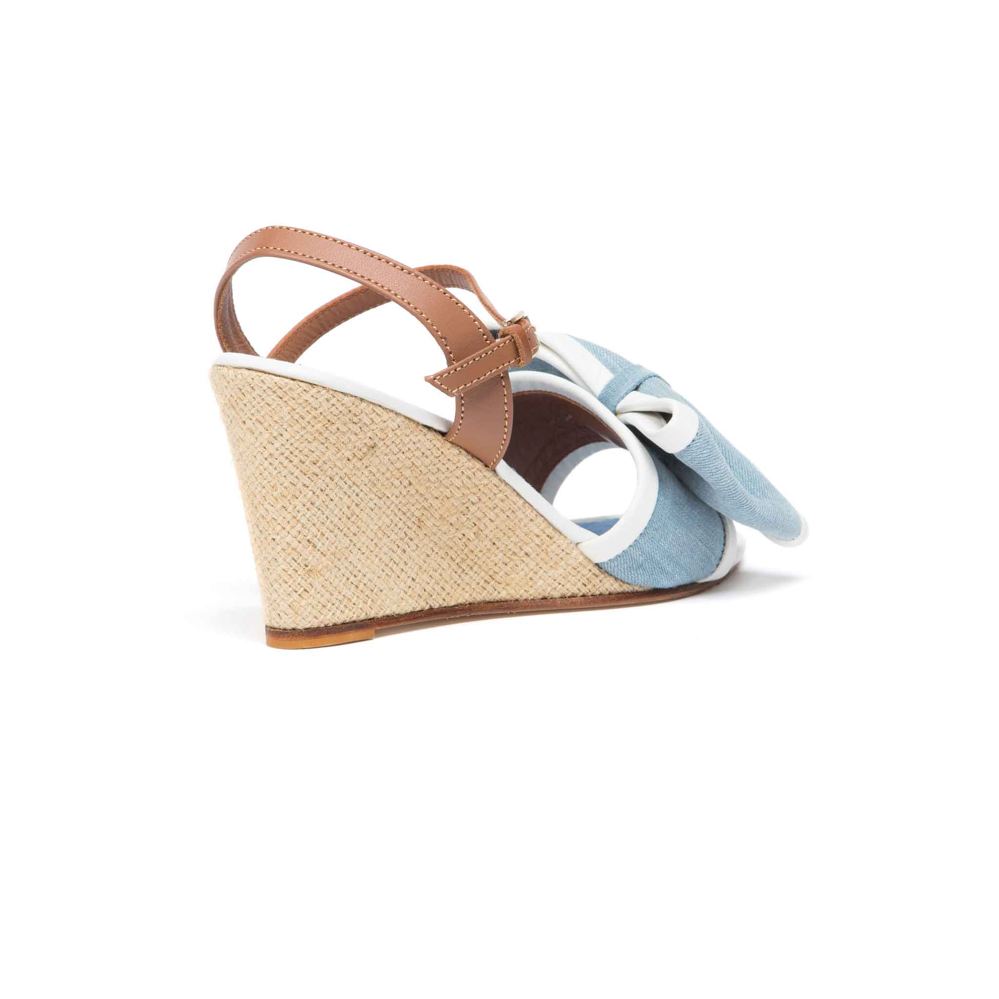 LILY WEDGE | Denim