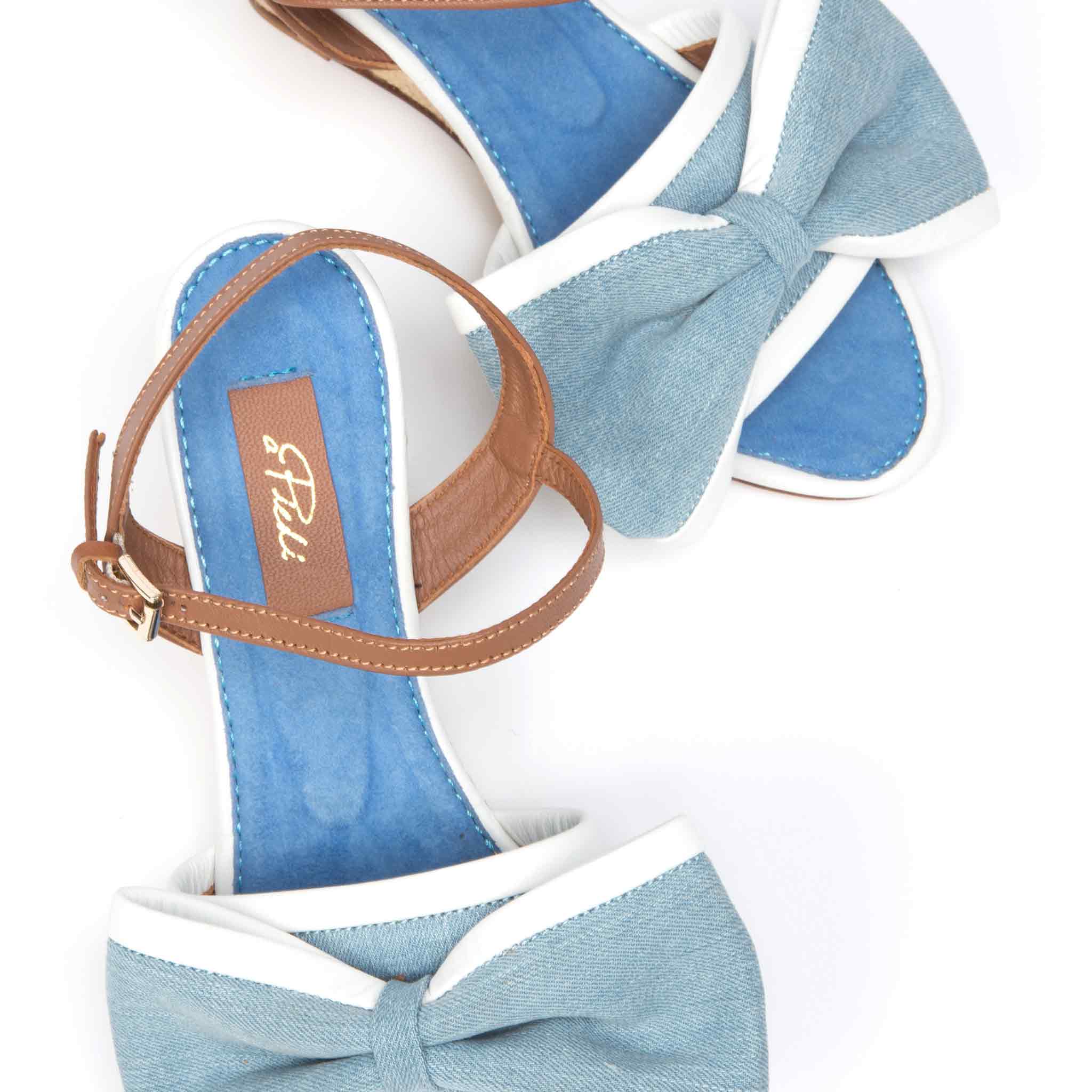 LILY WEDGE | Denim