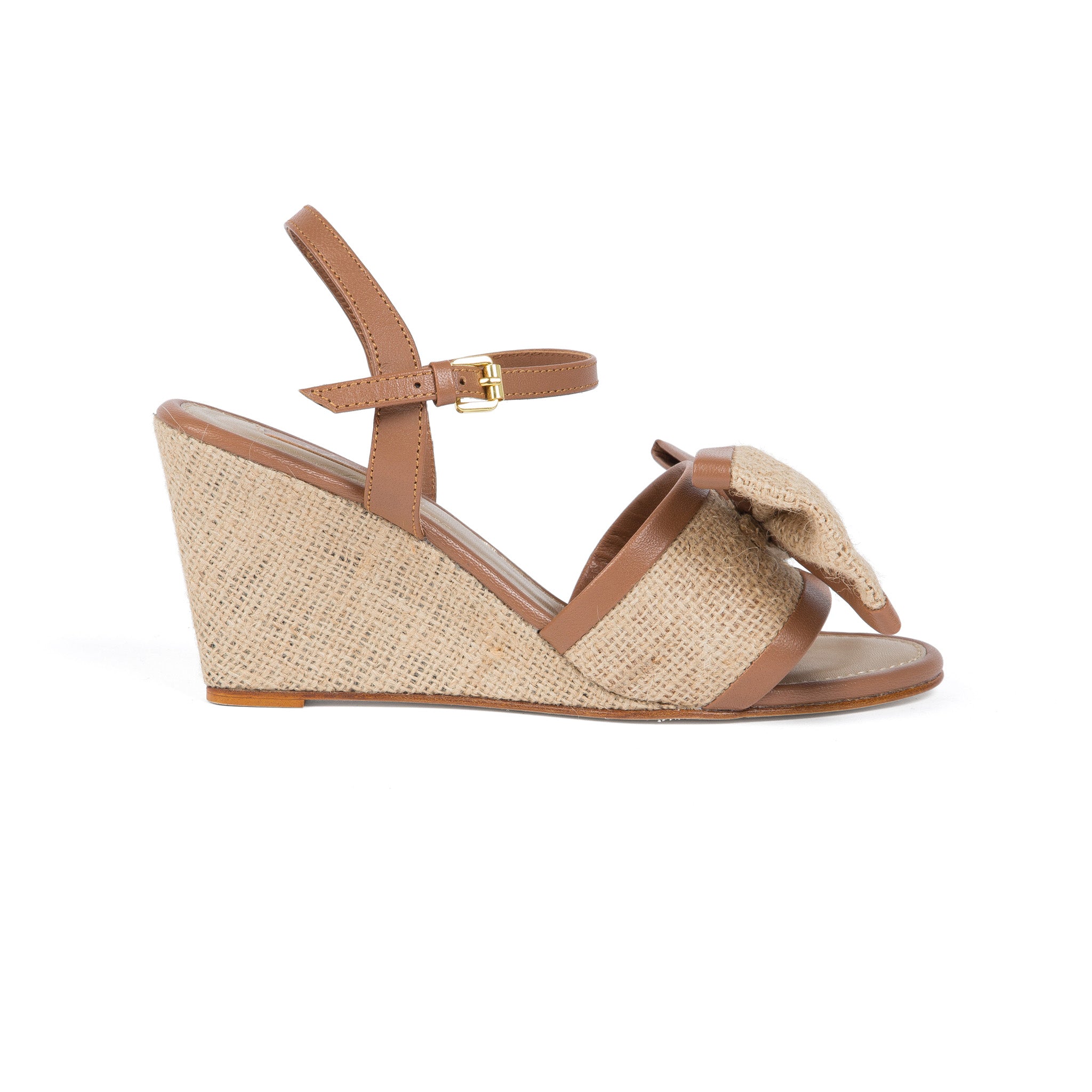 LILY WEDGE | Hessian