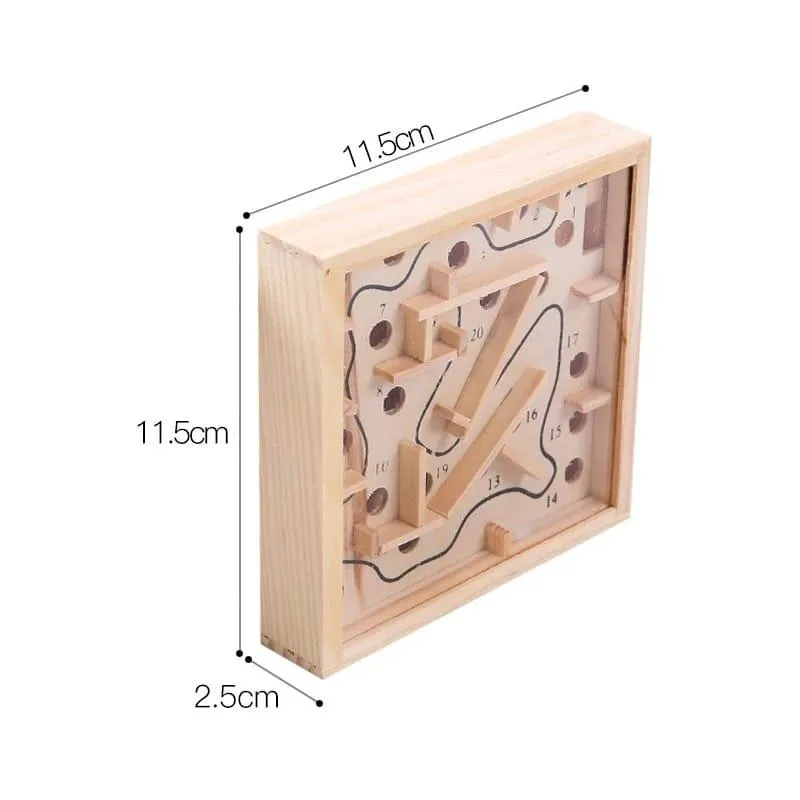 Maze Labyrinth Balance Board Wooden Toy for Kids