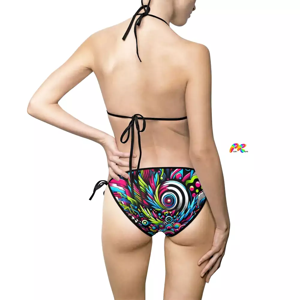 Neon Vortex Women's Bikini