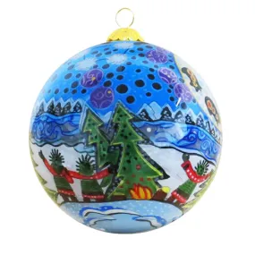 Ornament Guidance Moon by Leah Marie Dorion