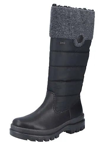 Rieker Quilted Winter Boots | Kaleidoscope