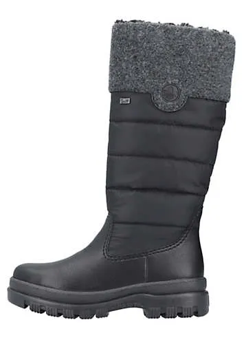 Rieker Quilted Winter Boots | Kaleidoscope