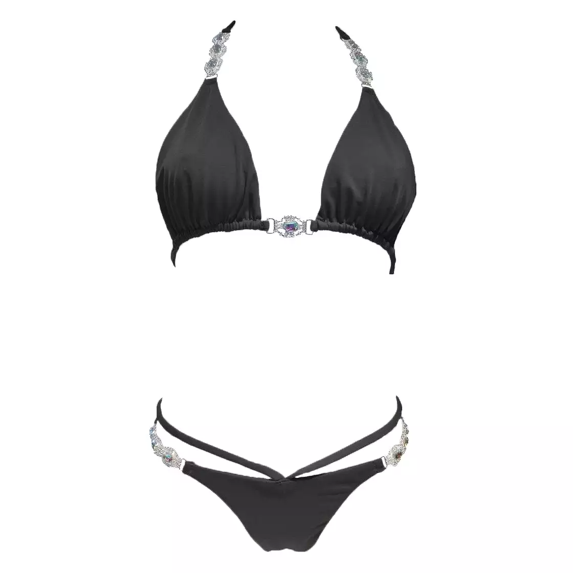 Shanel Triangle Top & Tango Bottom - Black