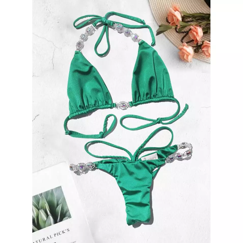 Shanel Triangle Top & Tango Bottom - Green