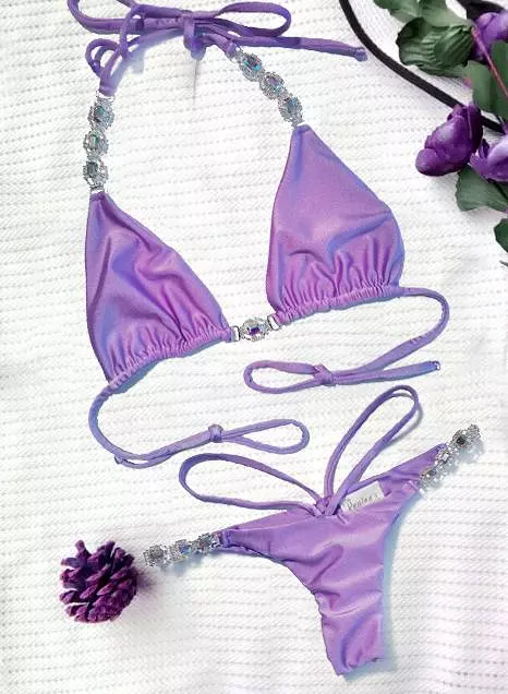 Shanel Triangle Top & Tango Bottom Purple