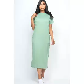 Side Pocket Tee Dress