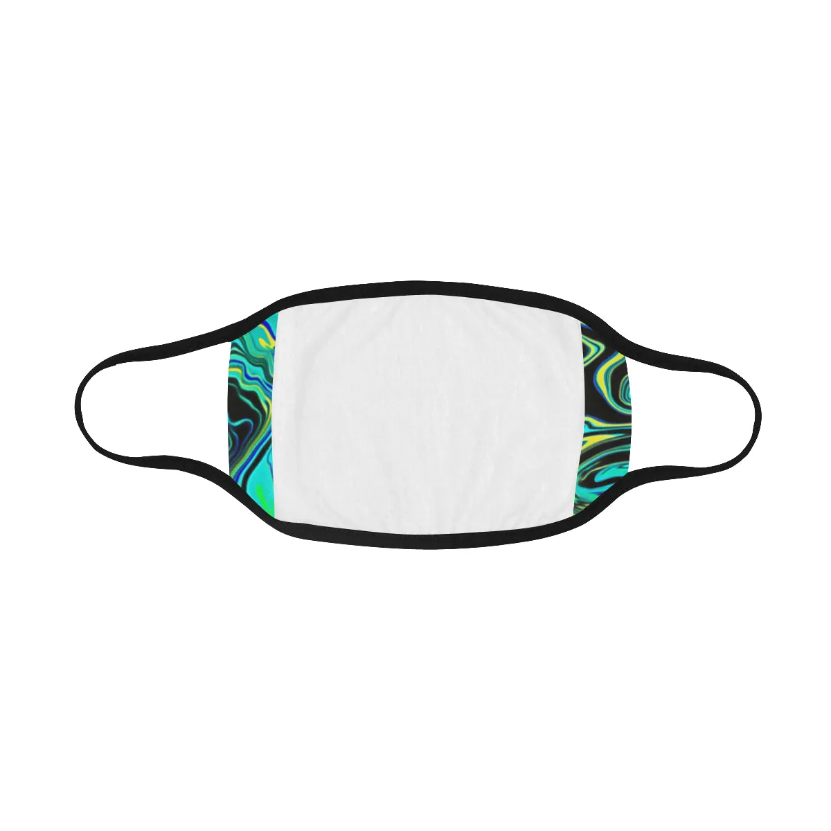 Teal Oil Spill Mouth Mask *Ready To Ship*