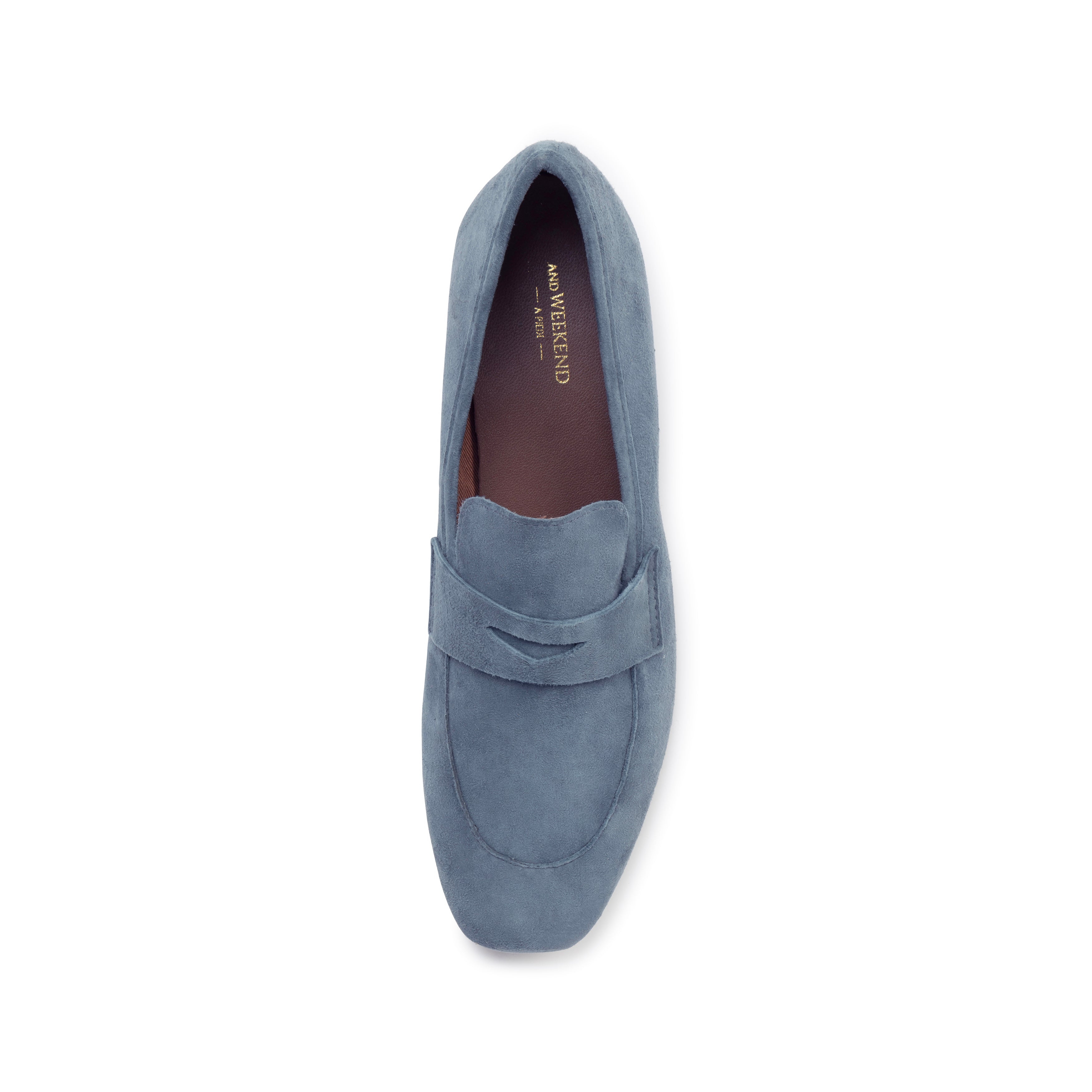 The Sunday Papers Loafer | Denim Blue Suede