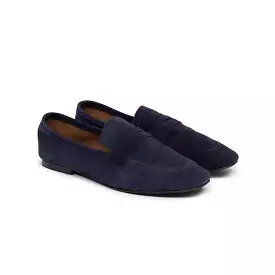 The Sunday Papers Loafer | Navy Suede