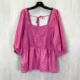 Top Short Sleeve By Ava & Viv  Size: 3x