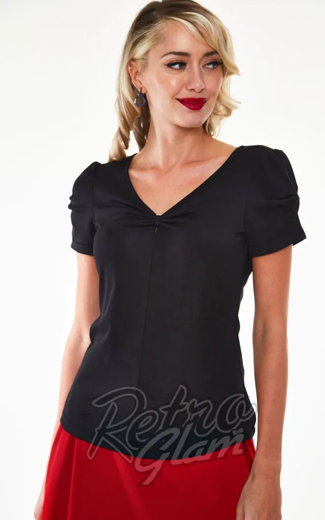 Voodoo Vixen Ramona Top in Black