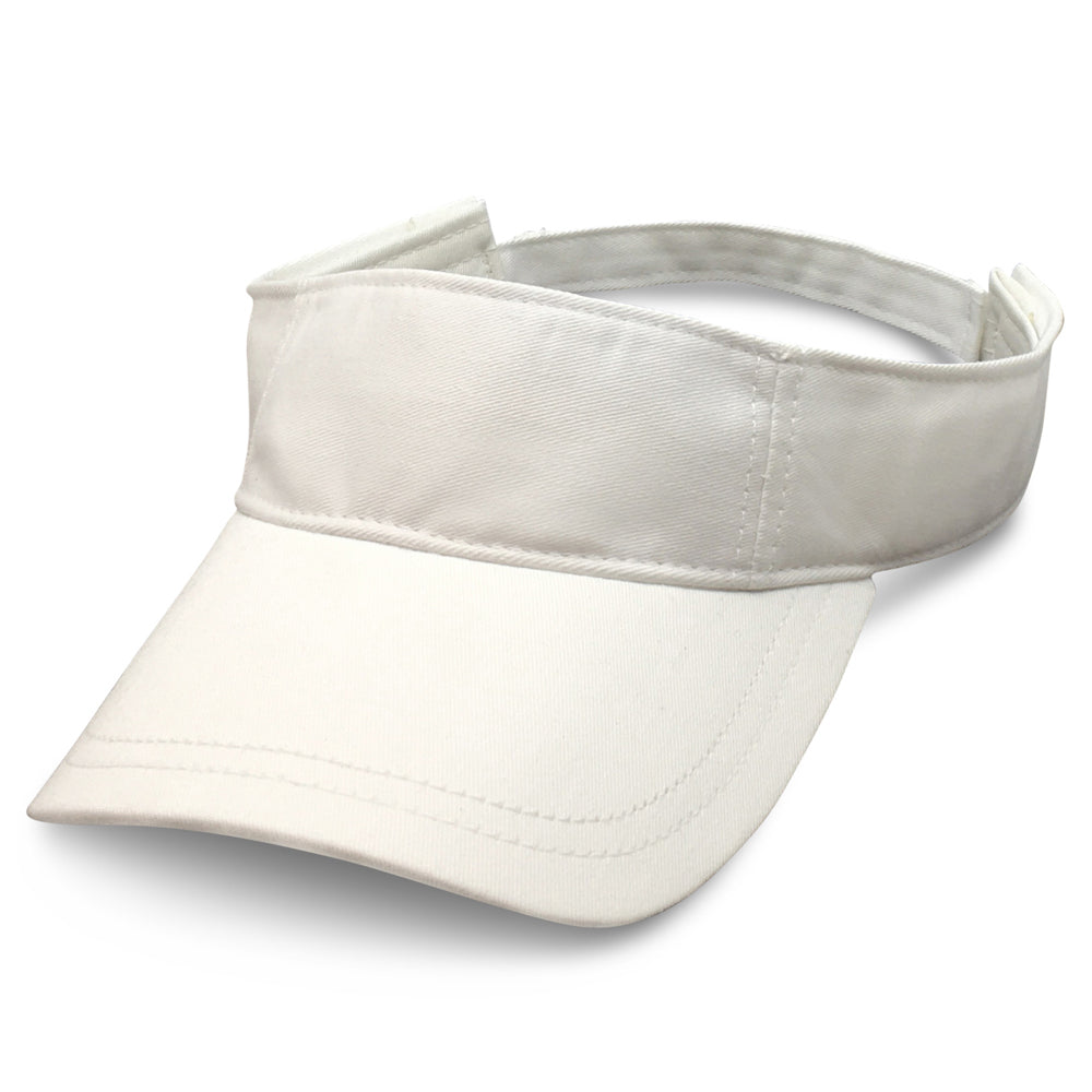 White Sports Visor